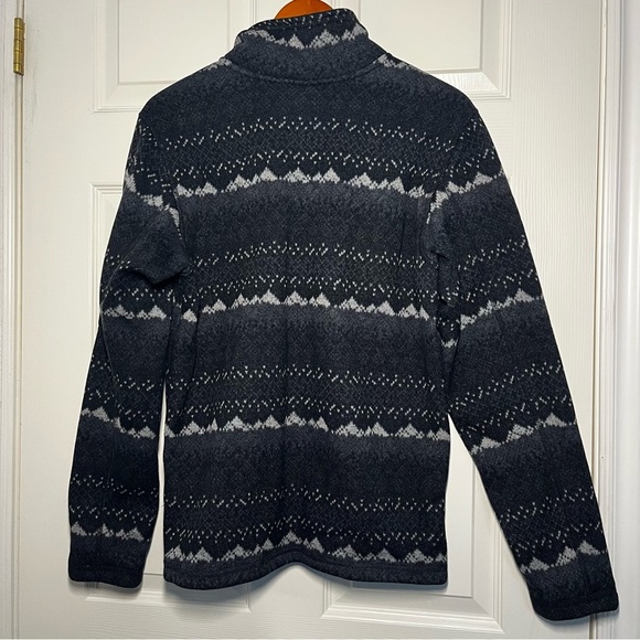 The North Face Fleece Zip Men’s Jacket Black Gray Size Small - Picture 2 of 7